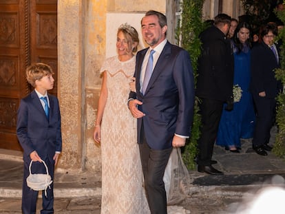 La boda de Nicolás de Grecia y Chrysi Vardinogianni, en imágenes