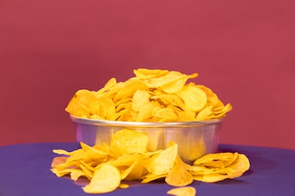 Crisps with questionable amounts of salt.