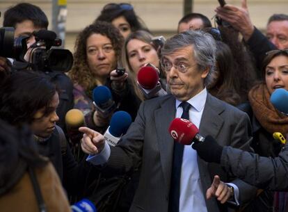Trías, el pasado día 6, cuando declaró ante el fiscal.