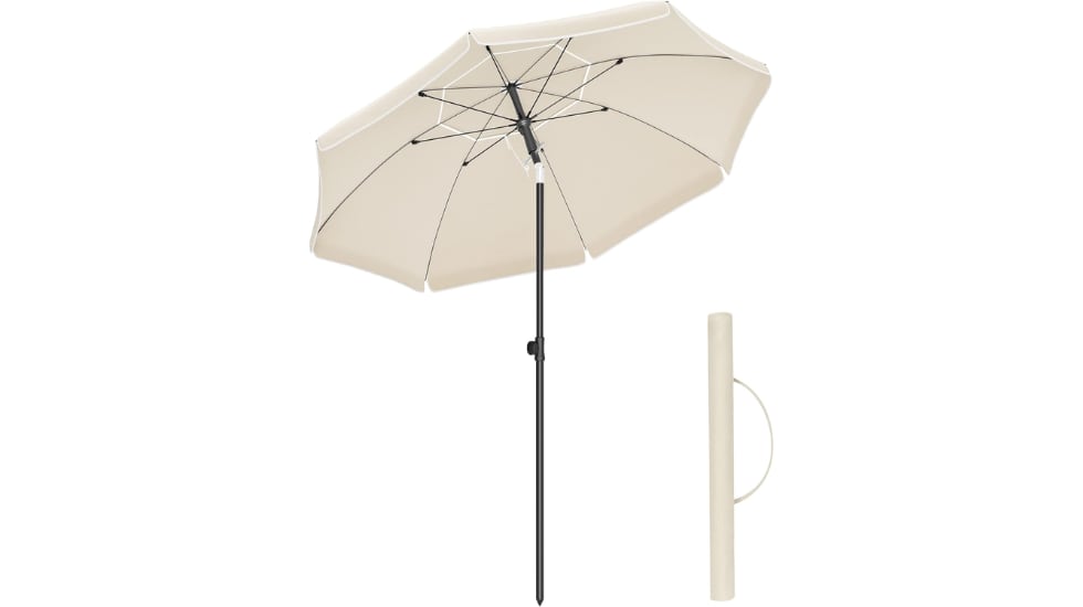 Sombrilla para jardín.