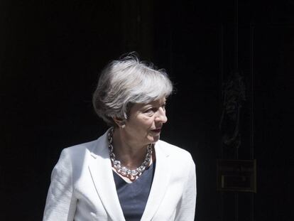 La primera ministra británica, Theresa May.