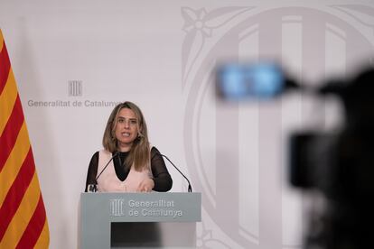 La portavoz del Govern, Patrícia Plaja, en una imagen de archivo.