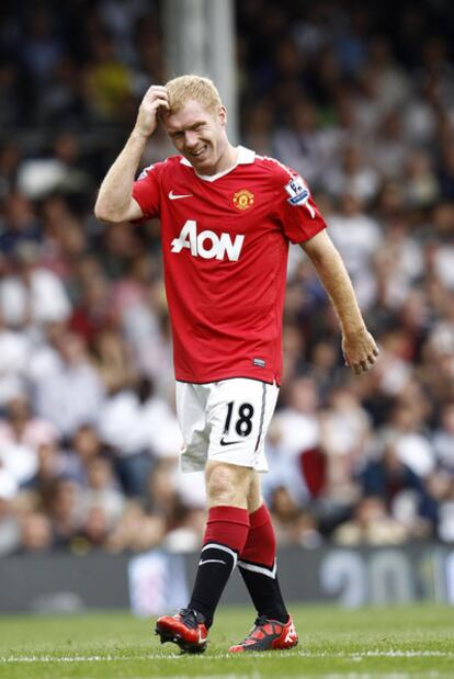 Scholes, en una imagen de 2010.