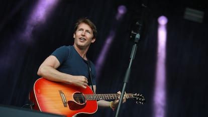 James Blunt en el Iveagh Gardens de Dublín (Irlanda), el 10 de julio de 2022.