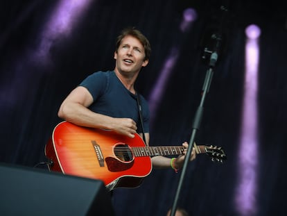 James Blunt en el Iveagh Gardens de Dublín (Irlanda), el 10 de julio de 2022.