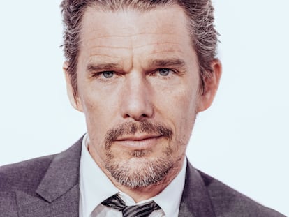 Retrato de Ethan Hawke, en el festival de Tribeca de 2015.