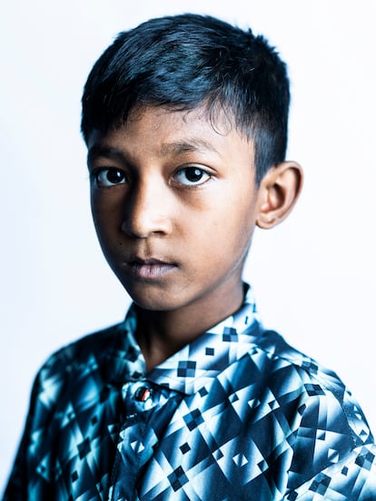 Khairul, 7 años.