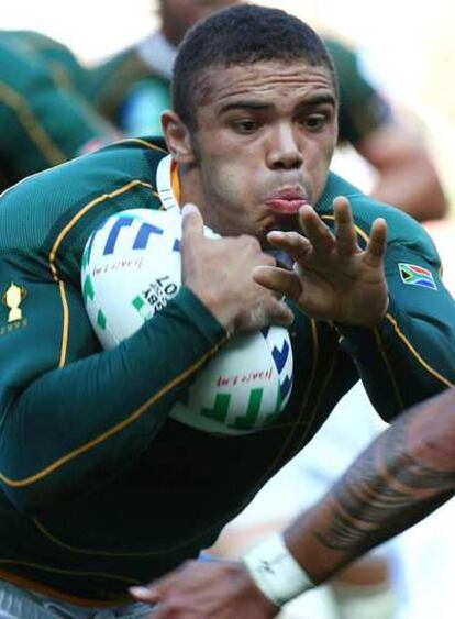 El surafricano Bryan Habana.