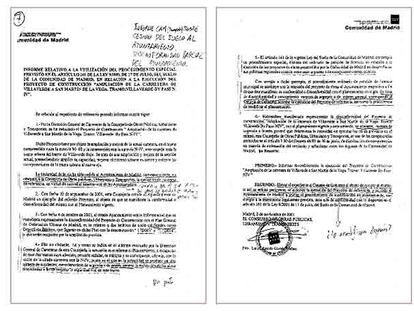 Informe del 2001 sobre el cruce de Rosales