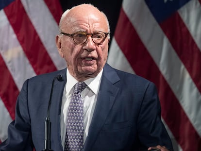 El magnate Rupert Murdoch, durante una gala celebrada en Nueva York en octubre de 2019.