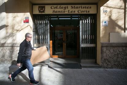 El Col·legi Maristes Sants-Les Corts, al carrer Vallespir, 160.