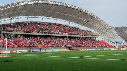 Estadio Municipal Nicolás Chahúan Nazar, La Calera, Región de Valparaíso, Chile.