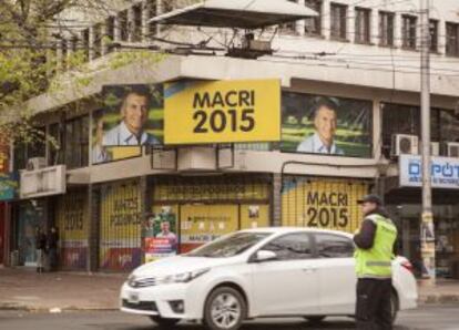 Campaña a favor de Macri en Mendoza.