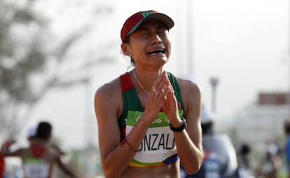 González, tras ganar la plata en los Juegos Olímpicos de 2016.