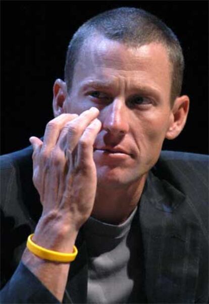 Armstrong, durante una comparecencia televisiva el pasado miércoles.