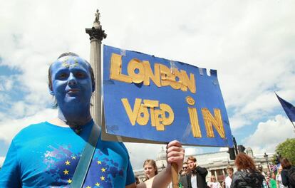 Manifestaci&oacute;n en Londres en contra del &#039;Brexit&#039;.