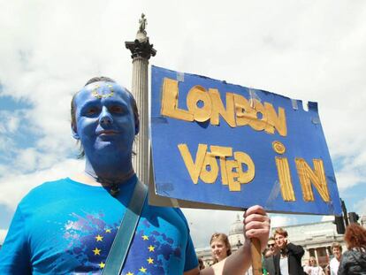 Manifestaci&oacute;n en Londres en contra del &#039;Brexit&#039;.