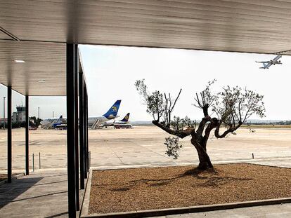 Terminal de salidas del aeropuerto de Reus, cuyas obras de reforma fueron inauguradas ayer.