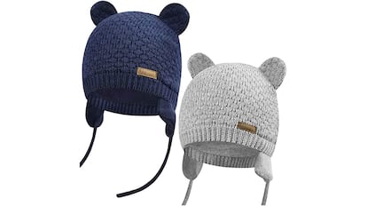 Pack de gorros de invierno para niños y niñas de Heekpek, varios colores