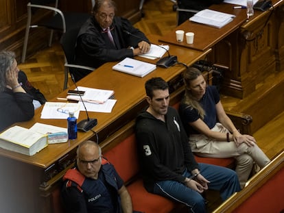 John Musetescu Werberg, durante la primera sesión del juicio por el triple crimen de Ciutat Vella.