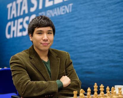 Wesley So, en el escenario del Festival Tata de Wijk aan Zee (Países Bajos)