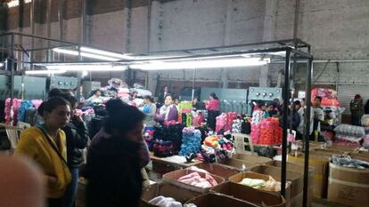 El interior de la fábrica de Yes International, en Zapopan.