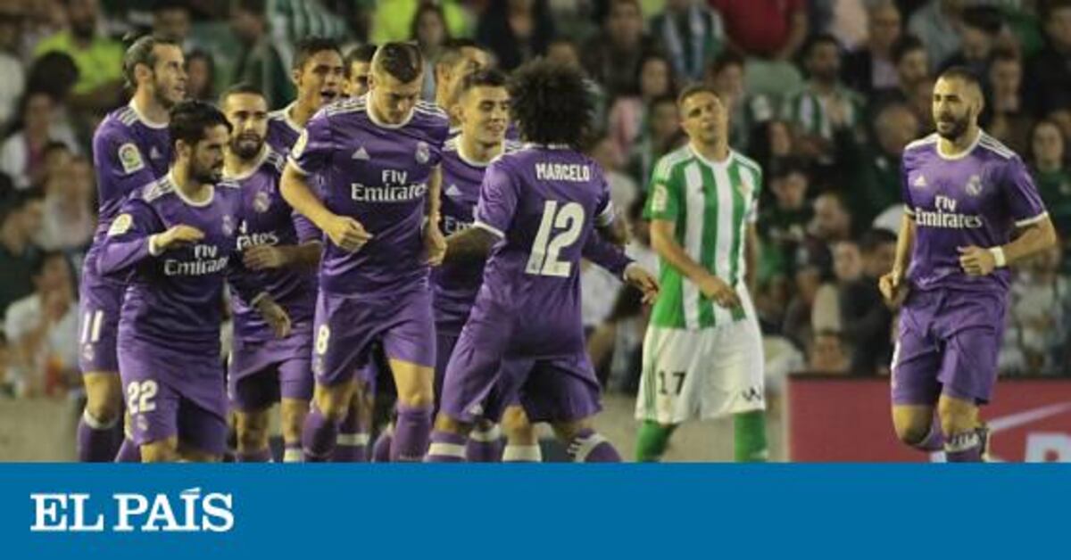 El Real Madrid se olvida de su crisis con una goleada al Betis ...
