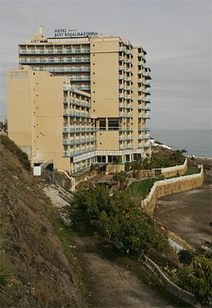 Uno de los hoteles en la costa de Benalmádena.