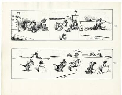 Debido a los hallazgos formales en su obra, George Herriman puede ser comparado con los principales protagonistas de las vanguardias históricas, coetáneas de sus viñetas. El Museo Reina Sofía le dedica una muestra del 18 de octubre de 2017 al 26 de febrero de 2018.