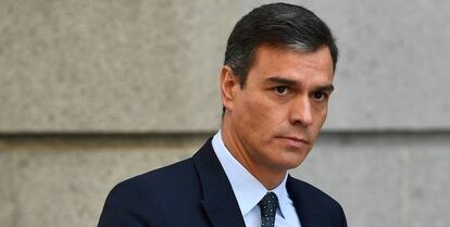 Pedro Sánchez, presidente del Gobierno en funciones