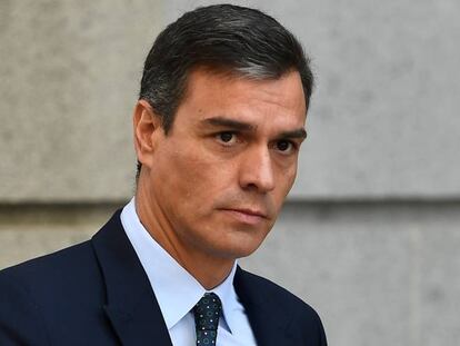 Pedro Sánchez, presidente del Gobierno en funciones