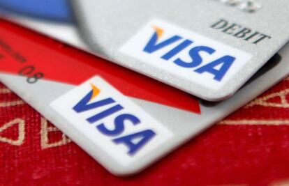 Targetes de crèdit i dèbit emeses per Visa.