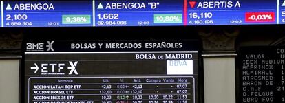 Principal indicador de la Bolsa espa&ntilde;ola, el IBEX 35 