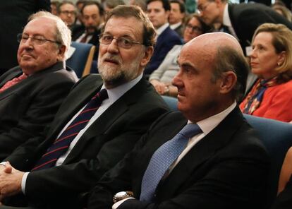 Mariano Rajoy con Luis de Guindos