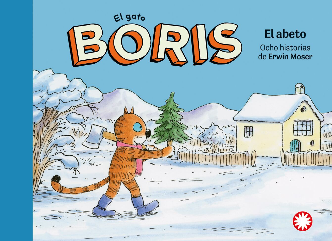 Portada de 'El gato Boris. El abeto', de Erwin Moser, editado por Flamboyant.