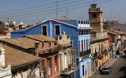 Una vista del barri del Cabanyal.