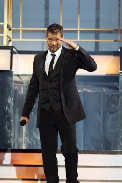 Ricky Martin, en los Billboard Latinos 2010.