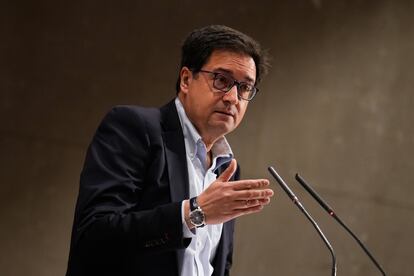 El ministro para la Transformación Digital y secretario general del PSOE-M, Óscar López.