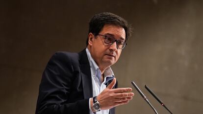 El ministro para la Transformación Digital y secretario general del PSOE-M, Óscar López.
