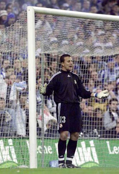 César, en un partido con el Real Madrid.