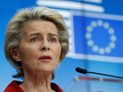 Ursula Von der Leyen, presidenta de la Comisión Europea.