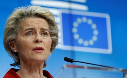 Ursula Von der Leyen, presidenta de la Comisión Europea.