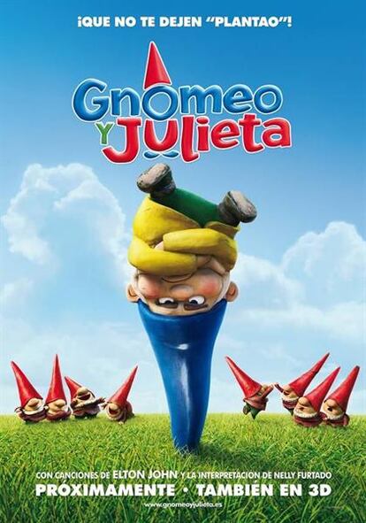 Cartel de Gnomeo y Julieta