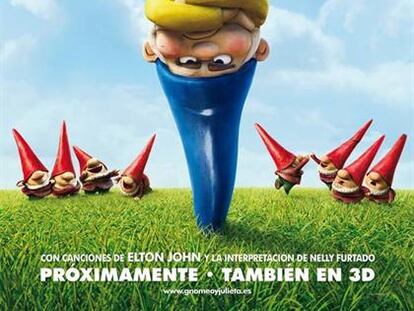 Cartel de Gnomeo y Julieta