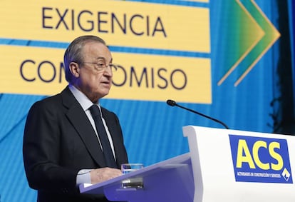 Florentino Pérez, presidente de ACS.