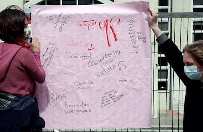 Homenaje a Erika en el centro educativo