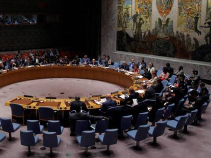 Sesión del Consejo de Seguridad dedicada a Corea del Norte.