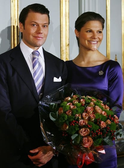 Daniel y Victoria de Suecia. 