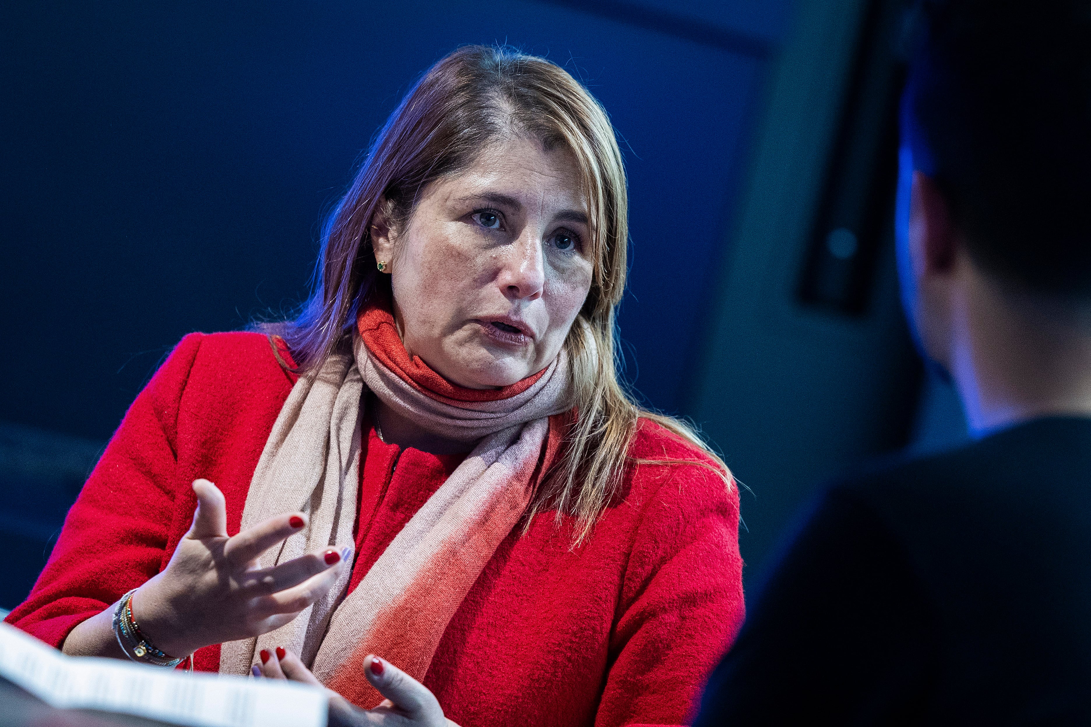 Iris Marín, el miércoles en la redacción de El País en Madrid.