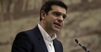 El primer ministro griego y l&iacute;der del partido izquierdista Syriza Alexis Tsipras 